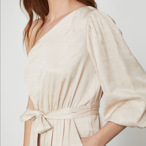 NWT BCBGMAXAZRIA Puff Sleeve Jumpsuit $278 - Picture 10 of 15